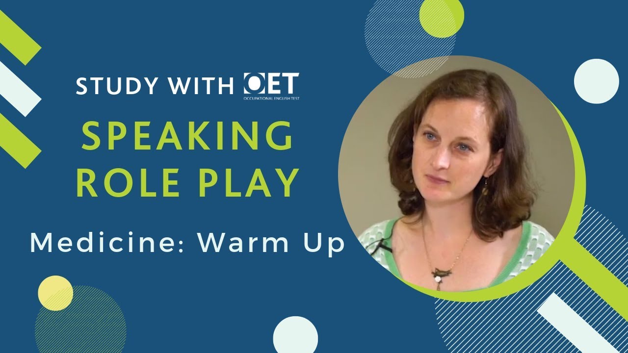 Speaking Role Play (Medicine): Warm-Up