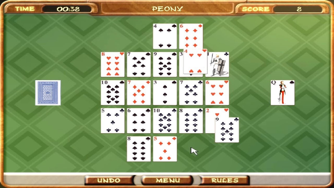 Amber Pyramids Solitaire (Windows game 2005)