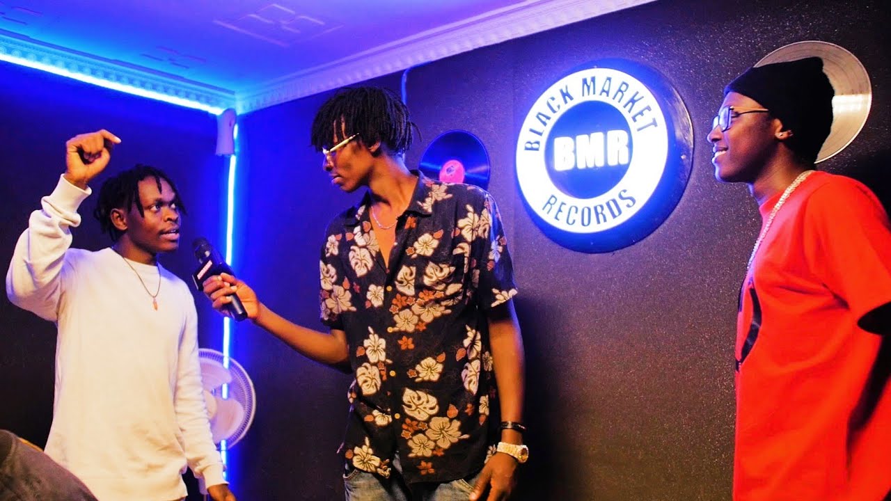 MBUZI GANG STUDIO SESSION INSIDE BLACK MARKET RECORDS
