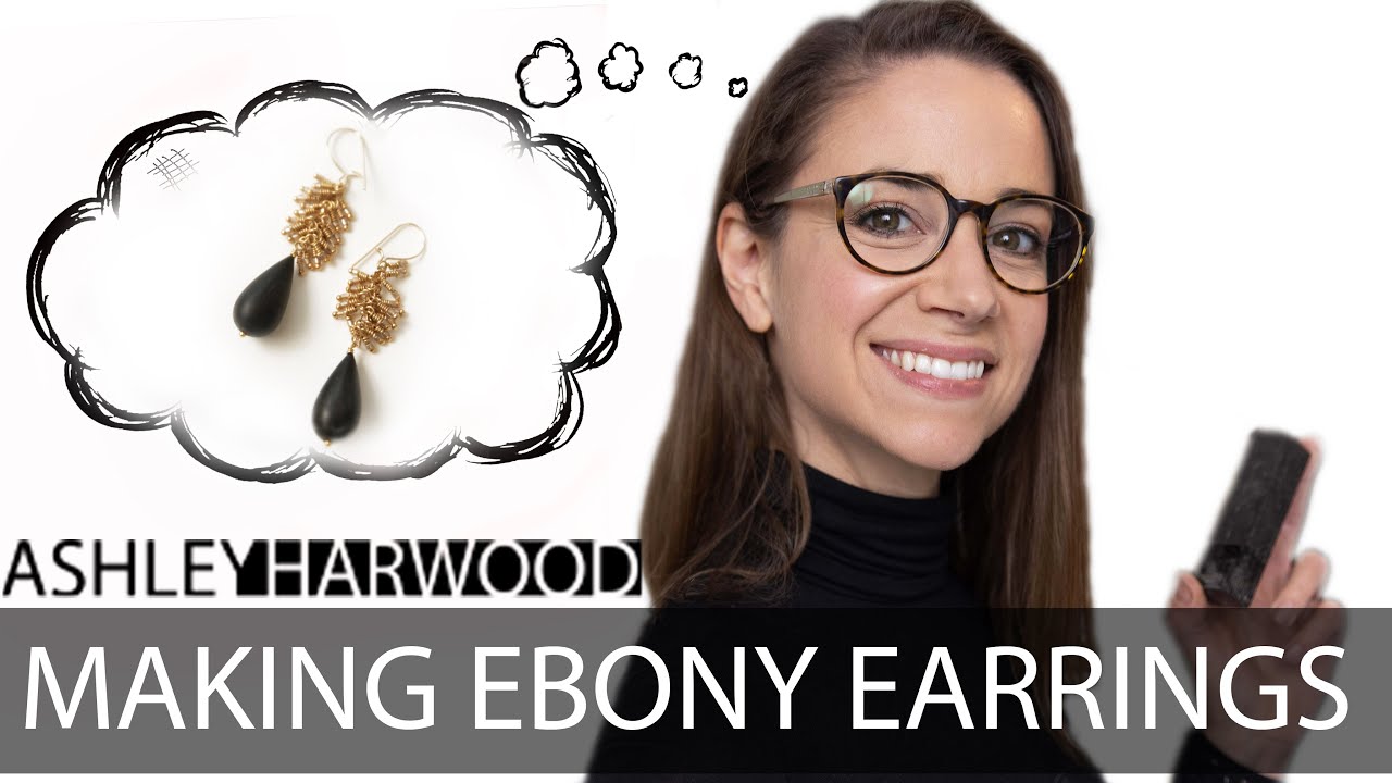 WOODTURNING: Making Ebony Earrings in 4k
