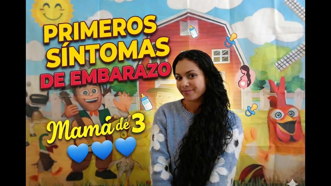 Síntomas tempranos de embarazo🤰Mami de tres 💙💙💙
