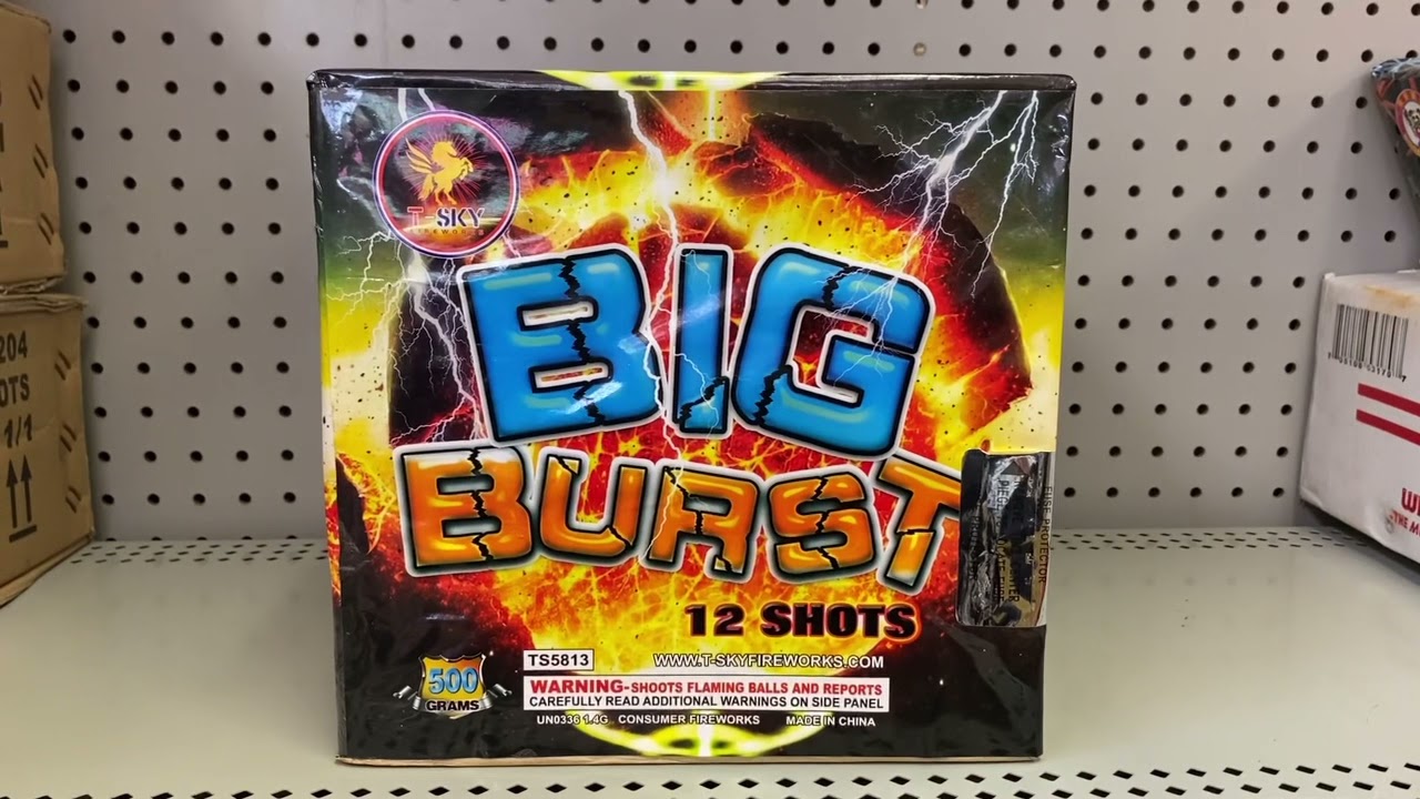 Big Burst by T-Sky Fireworks Demo @ XL Fireworks