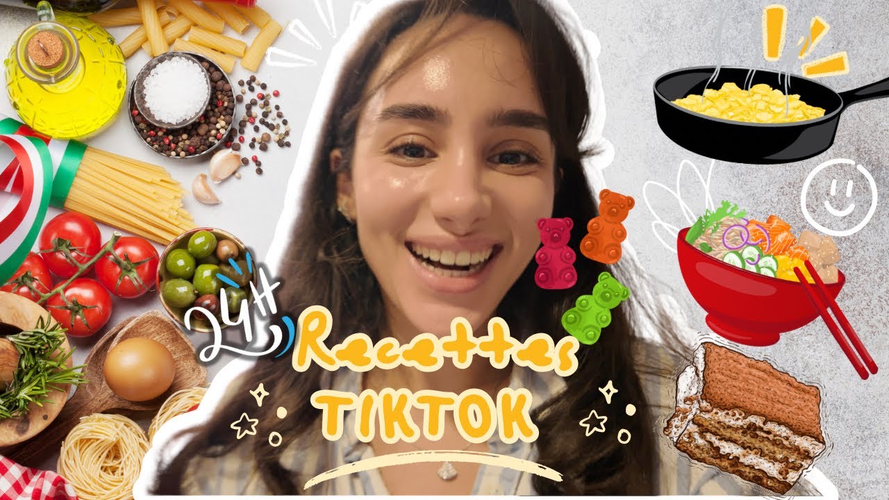 Je mange que des recettes TIKTOK pendant 24h VLOG