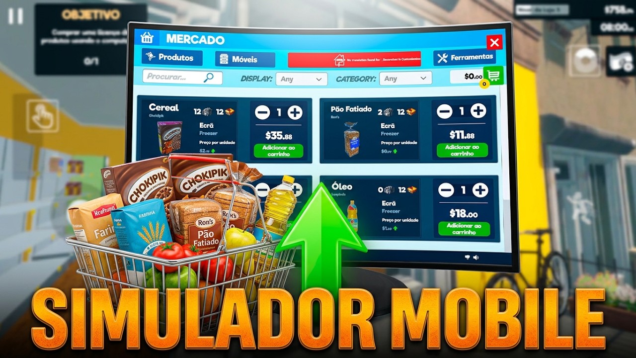 🛒 Simulador De Supermercado - Comprar e Vender Produtos