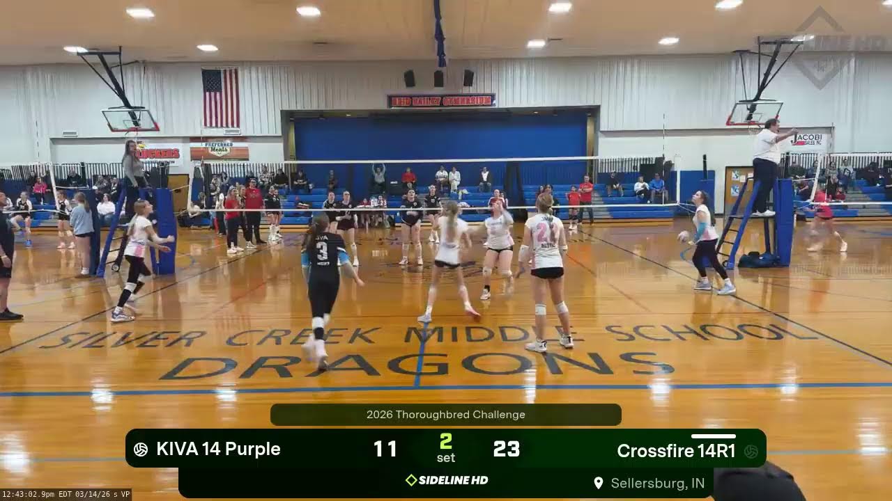 Crossfire 14R1 vs. KIVA 14 Purple (2026.03.14)