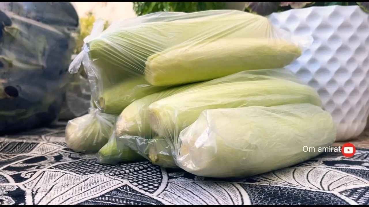 تفريز الذرة واستخدامها لأوزي الشامي والمحاشي الحلبية🌽