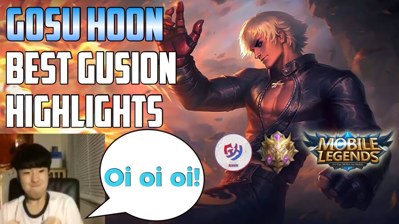 GOSU HOON BEST GUSION HIGHLIGHTS | MOBILE LEGENDS TOP GLOBAL GUSION