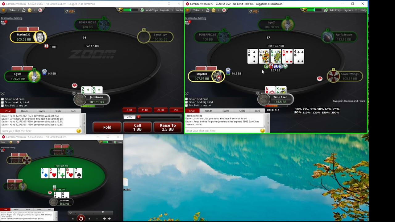 #50 500NL Zoom PokerStars Live Play & Explain w/ Commentary - Jarretman