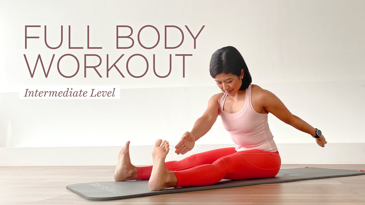 30 min Full Body Workout - Intermediate Pilates Class