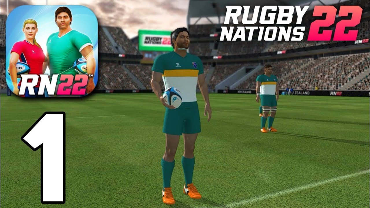 Rugby Nations 22 - Gameplay Walkthrough Part 1 - Tutorial (Android, iOS)