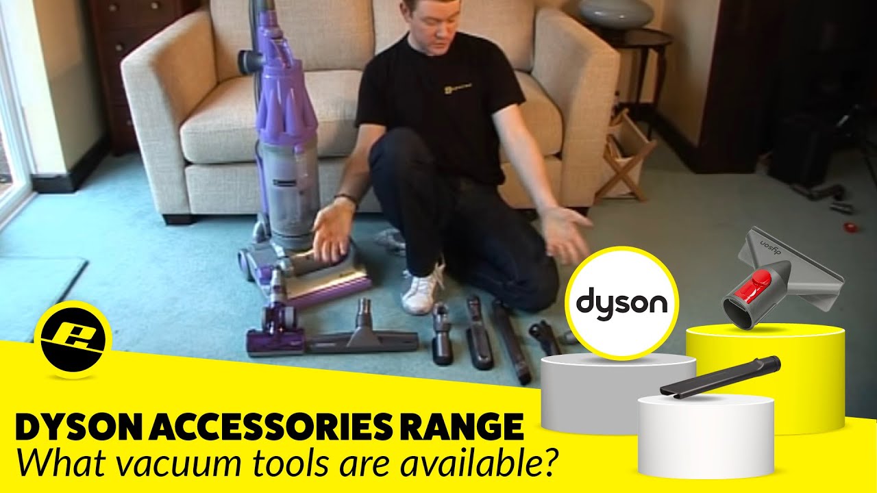 Ассортимент аксессуаров для пылесосов Dyson
