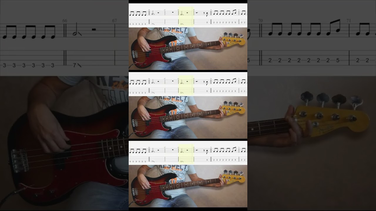 Кино - Мама, мы все тяжело больны (Bass shorts 8 Tabs) 