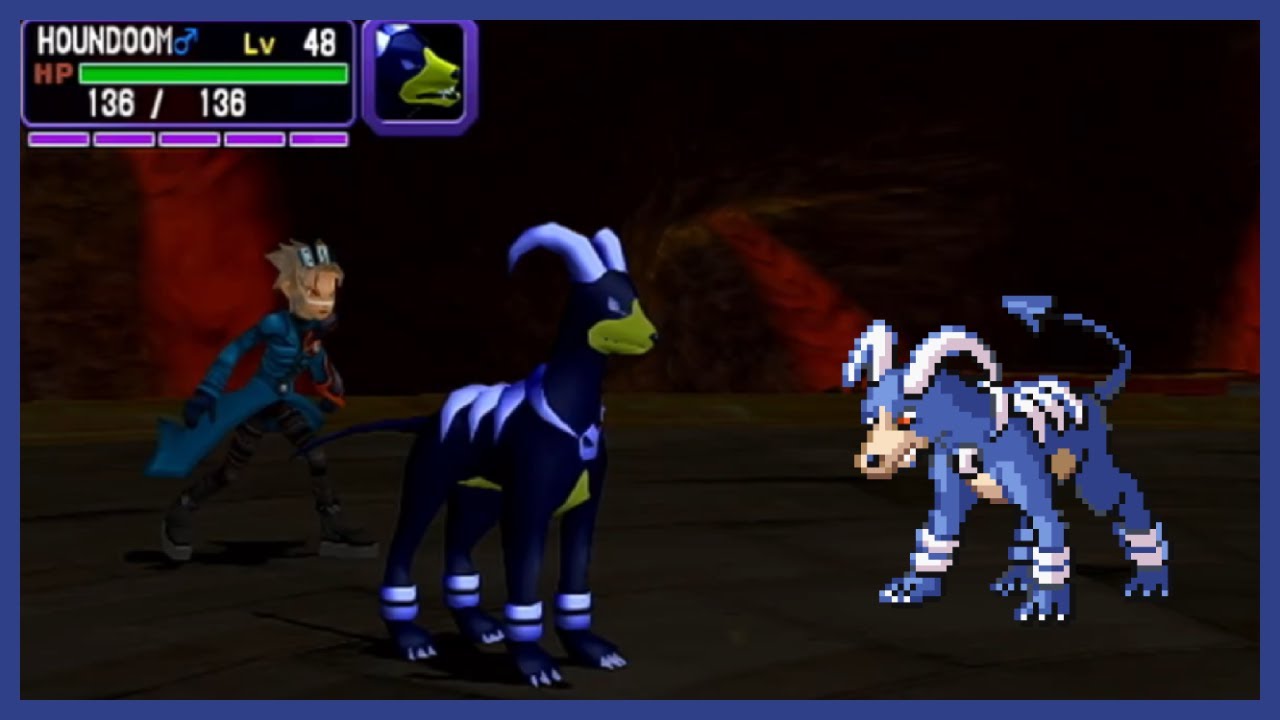 Shiny Shadow Houndoom After 3,996 SR's in Pokemon Colosseum!! (With GBA Showcase)