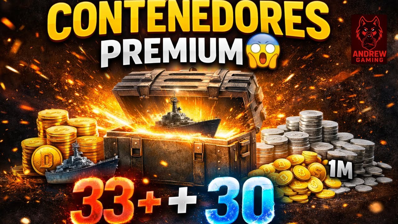 Apertura masiva de contenedores | Supercontenedores + Papá Noel | WoWs