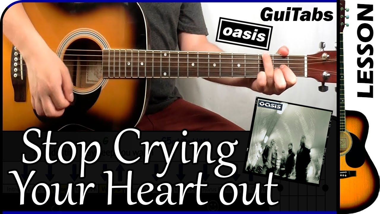 How to play STOP CRYING YOUR HEART OUT 💔 - Oasis / GUITAR Lesson 🎸 / GuiTabs N°154