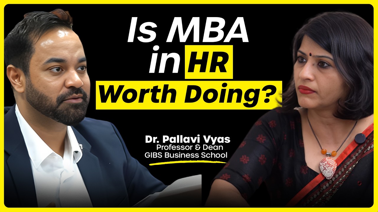 Everything About HR Careers After MBA | Salary & Future Scope | Ft.Dr. Pallavi, Dean, GIBS Bangalore