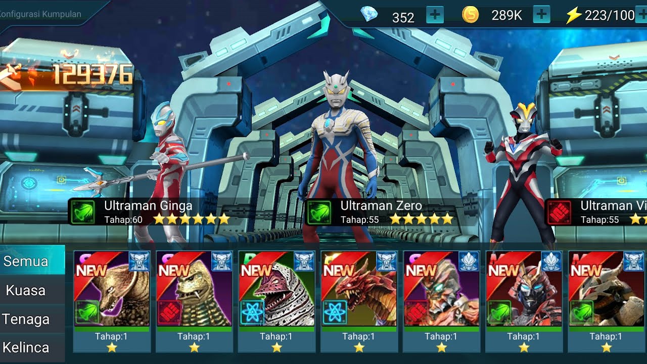 mohon maaf ke video games Ultraman lengenda hero yang pendek