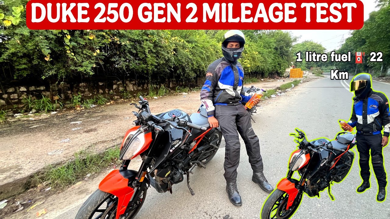 Duke 250 Gen 2 MILEAGE Test 💥 II #theprince25t 