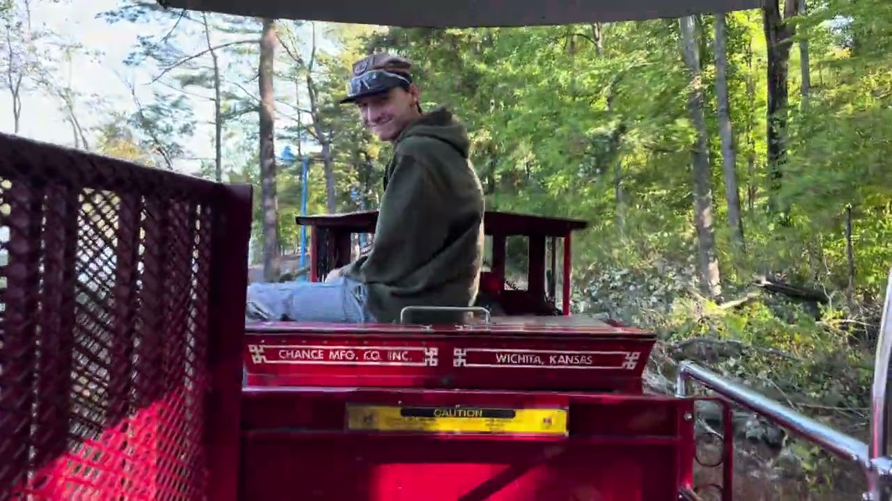 Riding Behind the Essex County Turtle Back Zoo Railroad's 1984 Essex Express