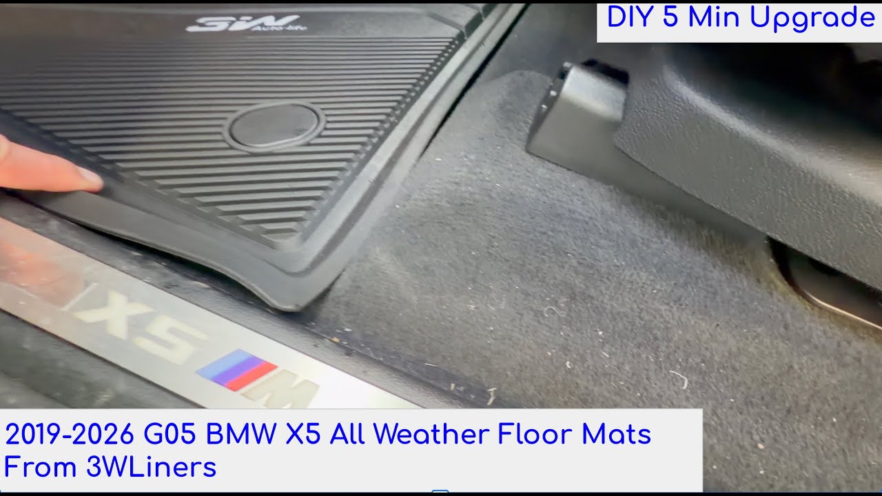 2019-2026 G05 BMW X5 All Weather Floor Mats from 3WLiners