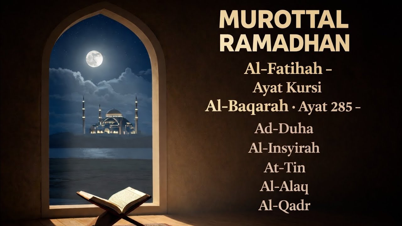 Murottal Ramadhan Pagi Pembuka Rezeki | Surah Alfatihah, Ayat Kursi, Ad Duha, #murottal #ramadhan