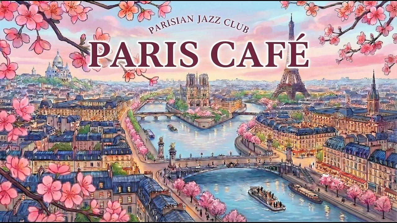 𝐒𝐄𝐈𝐍𝐄 𝐒𝐏𝐑𝐈𝐍𝐆𝐓𝐈𝐌𝐄 𝐒𝐓𝐑𝐎𝐋𝐋 🌸 Relaxing Paris Café Playlist | French Instrumental Music