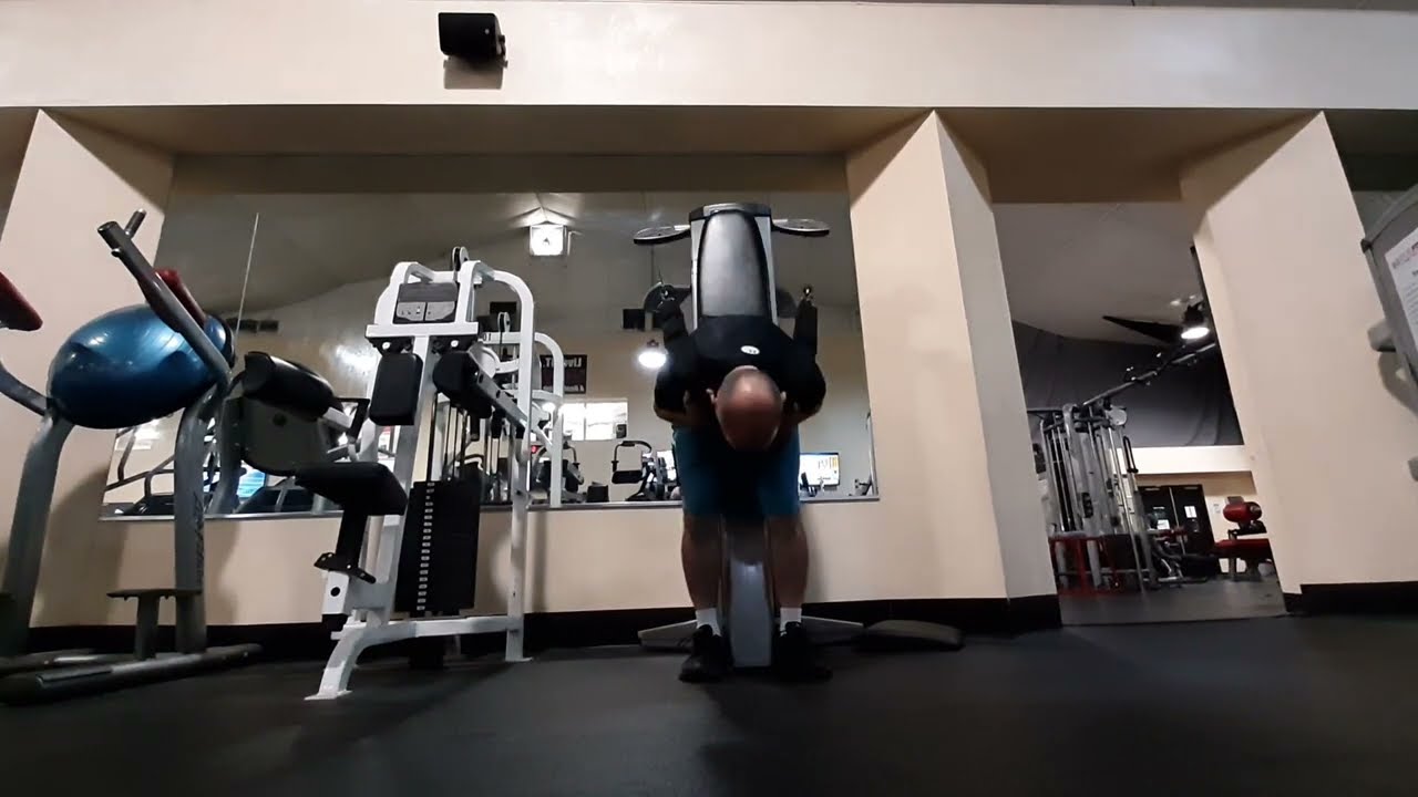 Freemotion abdominal crunch w/40 lbs. (How to get abs)