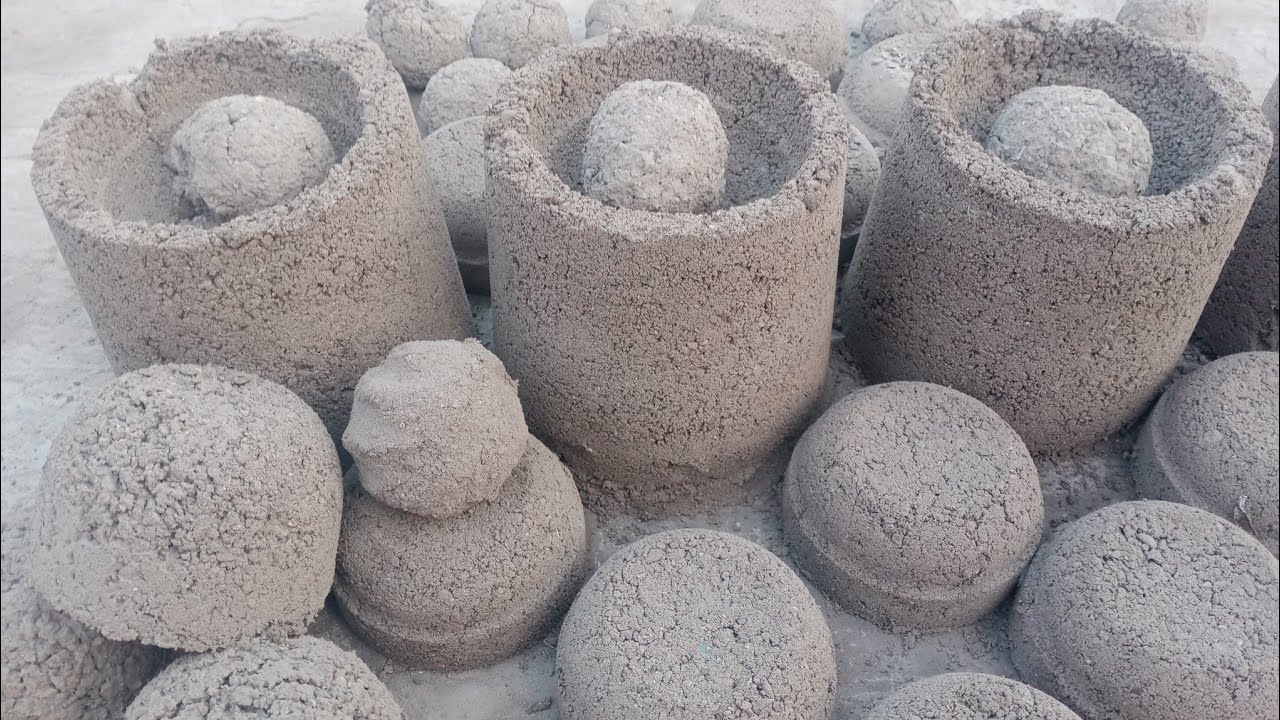 ASMR: 6K Celebration🎊 Video Part 6 Sand mud Mix Grey Concrete Dry Floor,Clay Pot & Water Floor