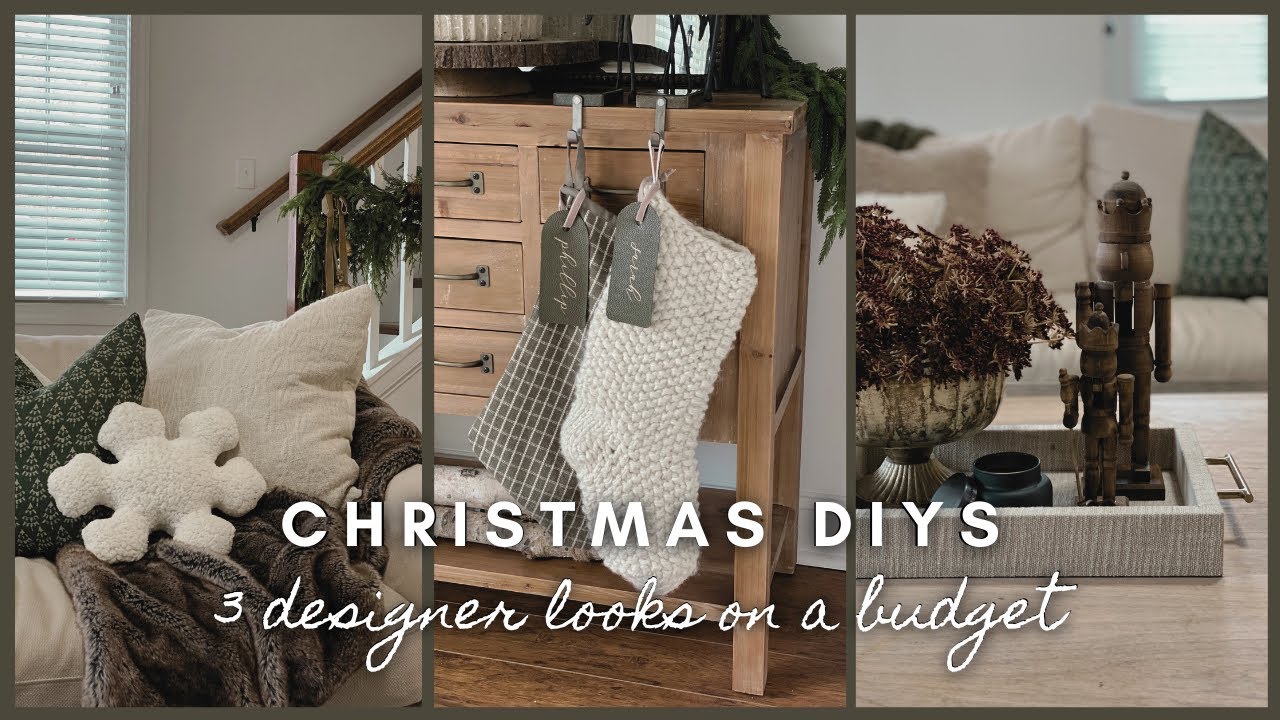 Christmas DIYs | 3 designer looks on a budget