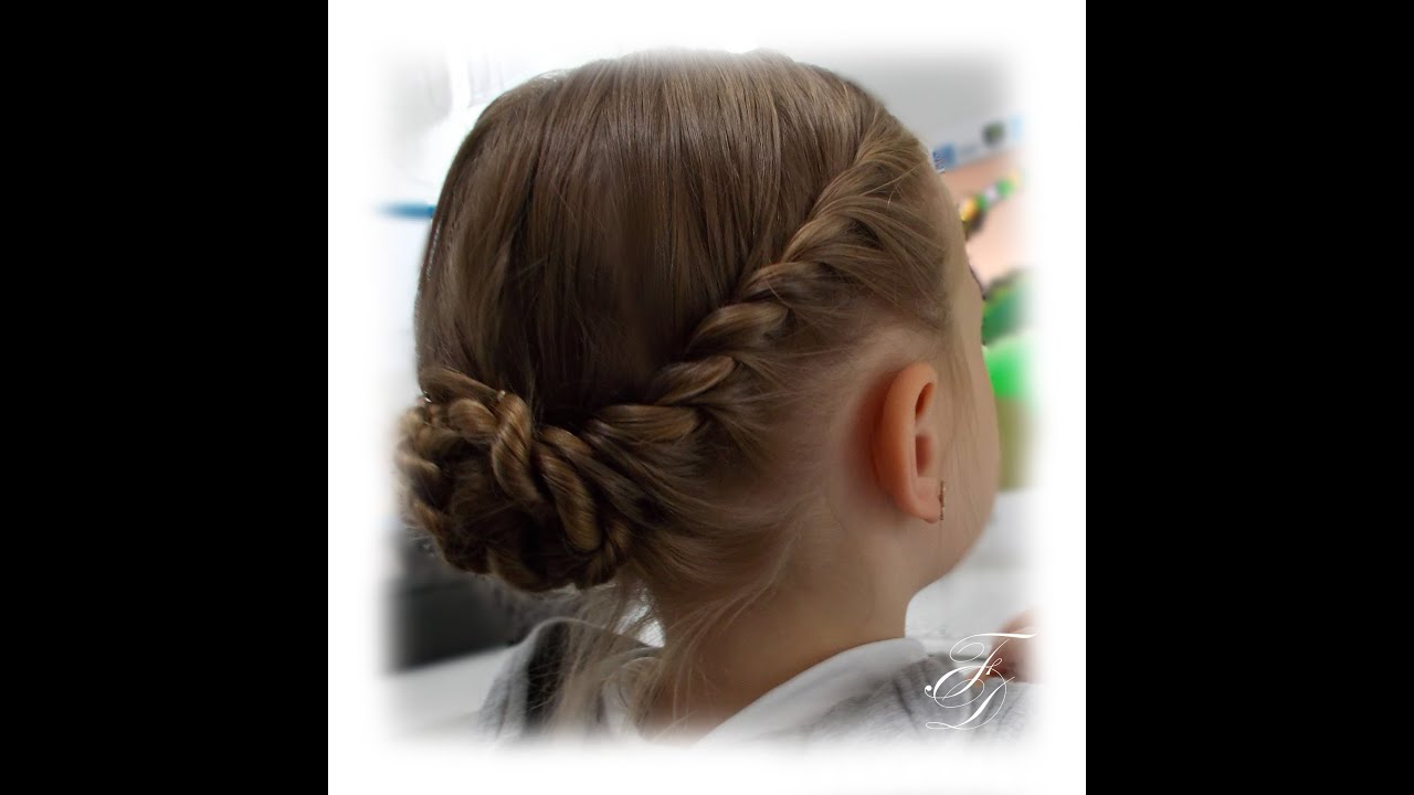 Zaplatany kok | Twisted bun | Fryzury Dziewczęce ♡