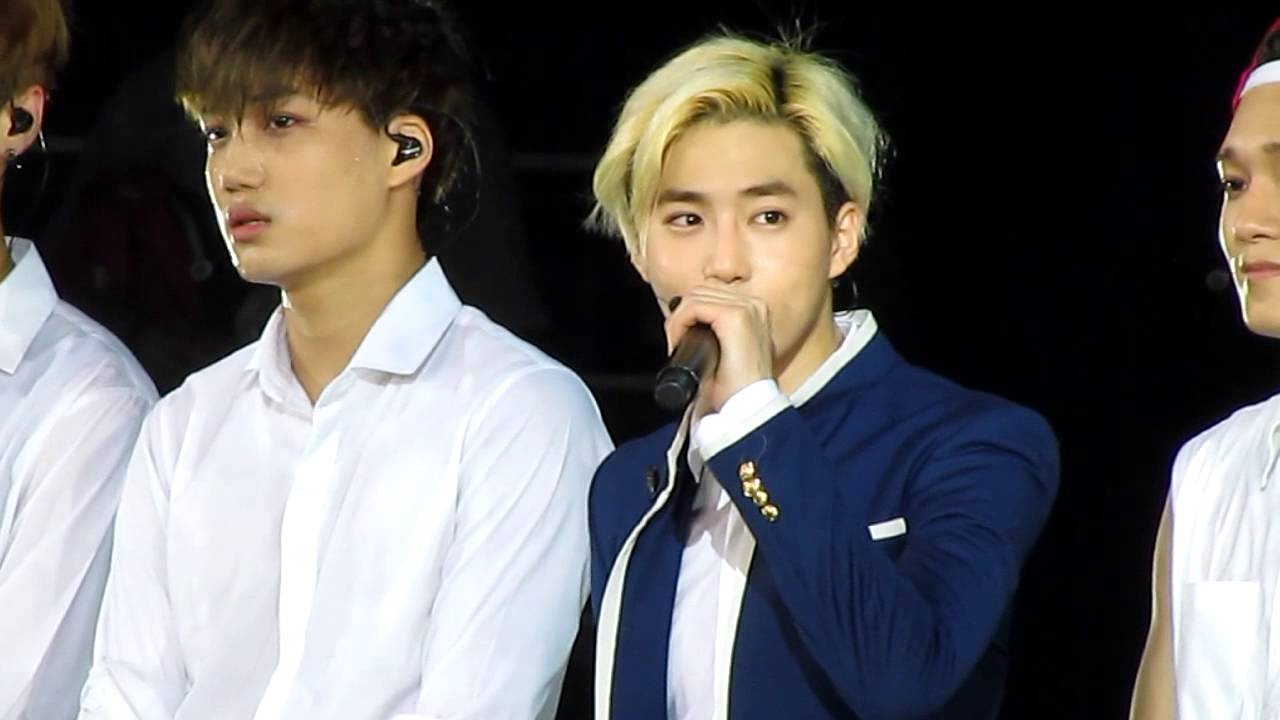 【Superleader金俊勉】140711 EXO 1st concert in Taiwan - Ending talk（主勉/開倩鹿)