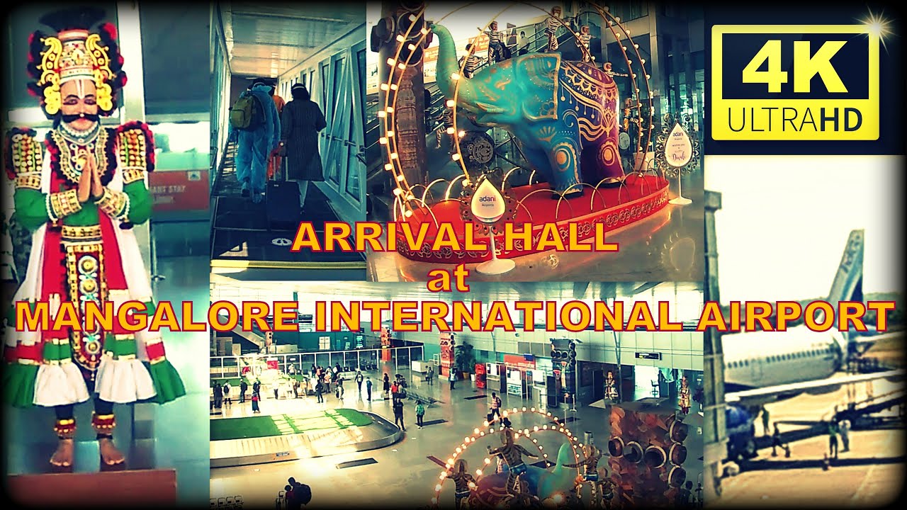 Mangalore Airport Arrivals | Bajpe Airport | Full Tour | 4K