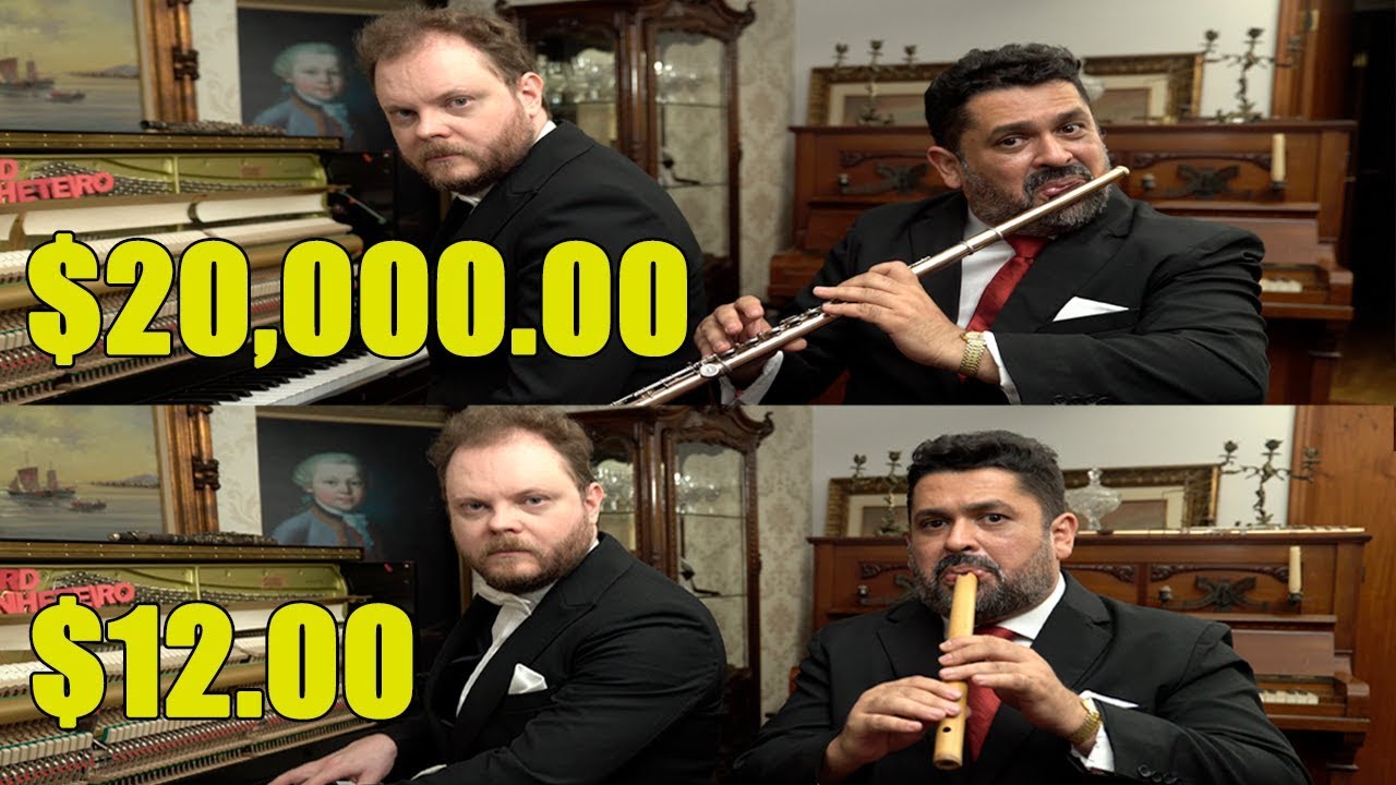 Сможешь ли ты услышать разницу между Дорогой и Дешевой Флейтой?