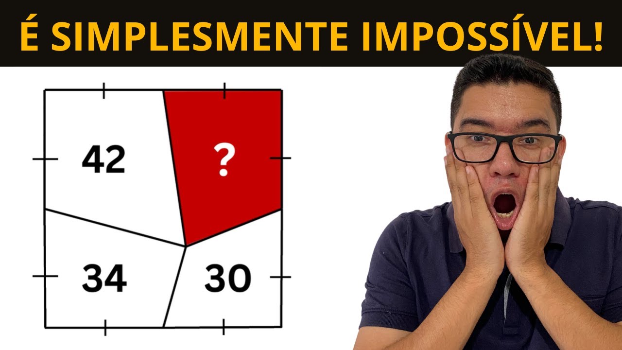 98% NÃO CONSEGUEM resolver este problema de Matemática