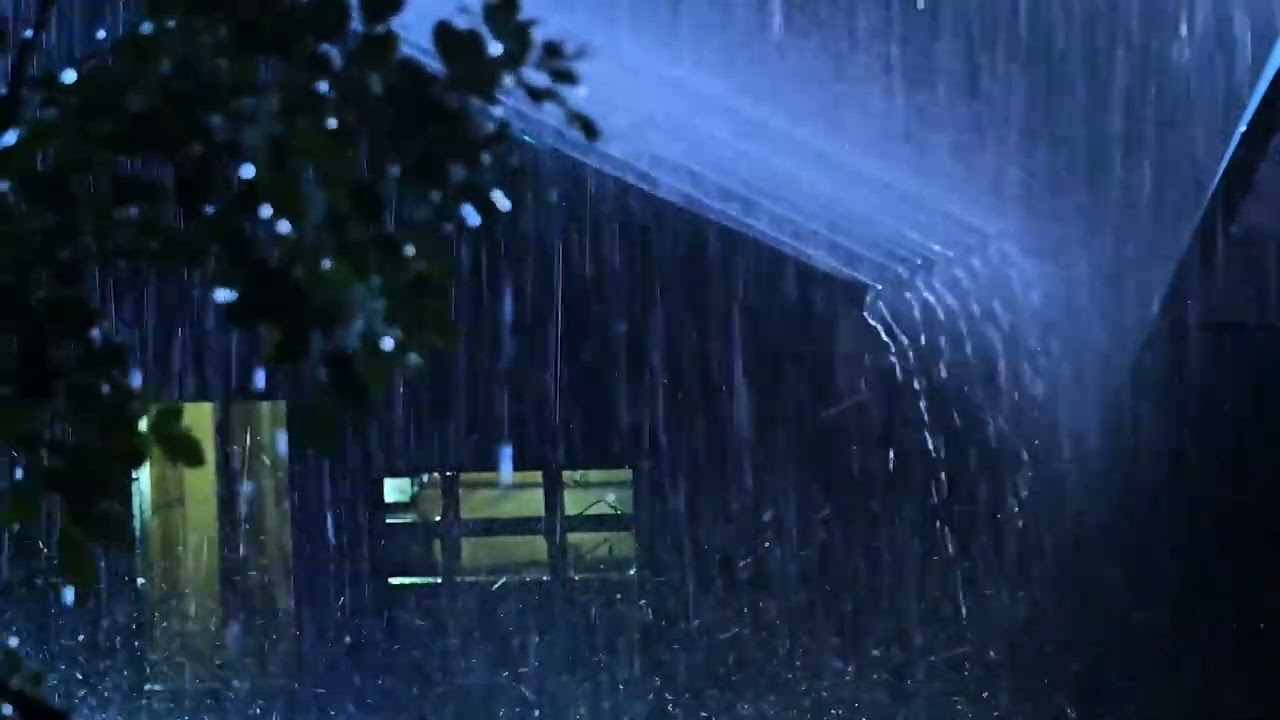 Soothing Heavy Rain on the Roof | Natural Rain Sounds for Better Sleep