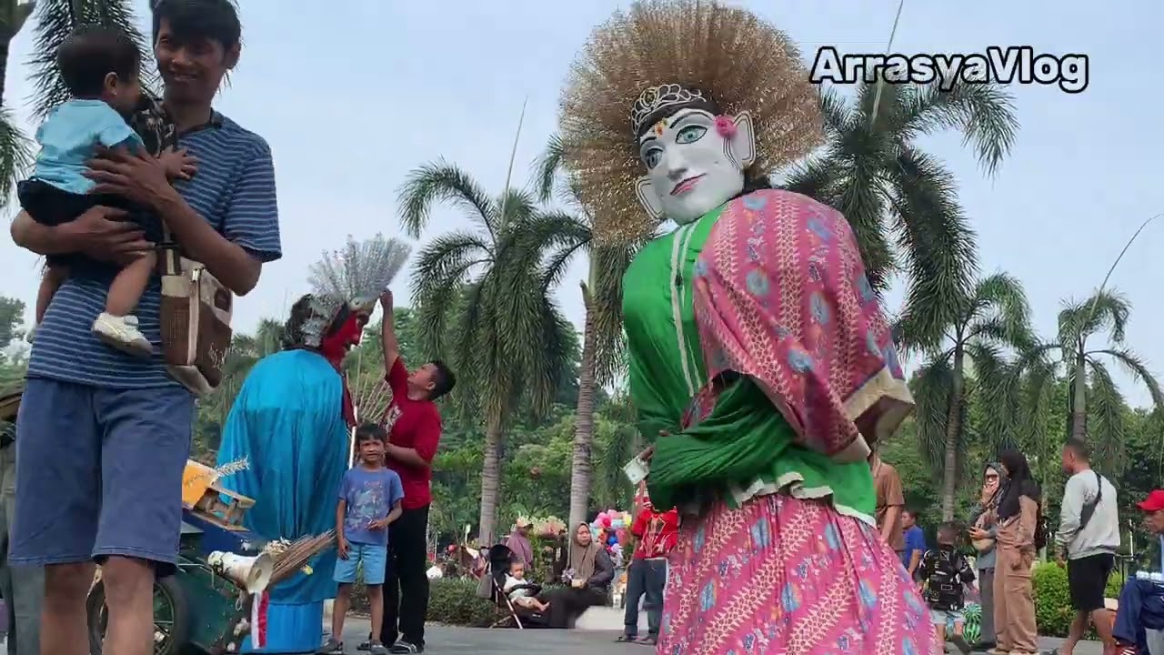 ONDEL ONDEL BETAWI | BADUT BAYI | ONDEL ONDEL JOGED | ARRASYA LIAT ONDEL ONDEL