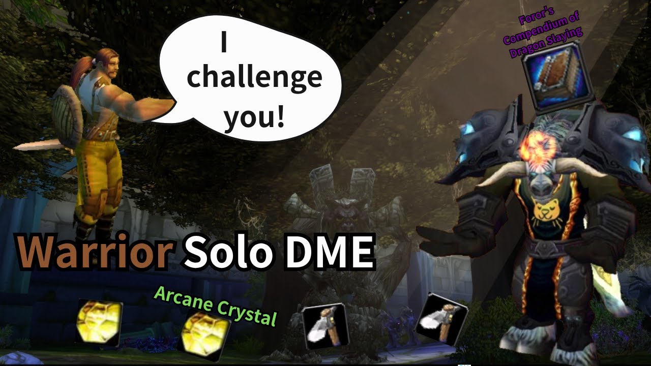 Turtle WoW - Warrior Solo DME 14mins.