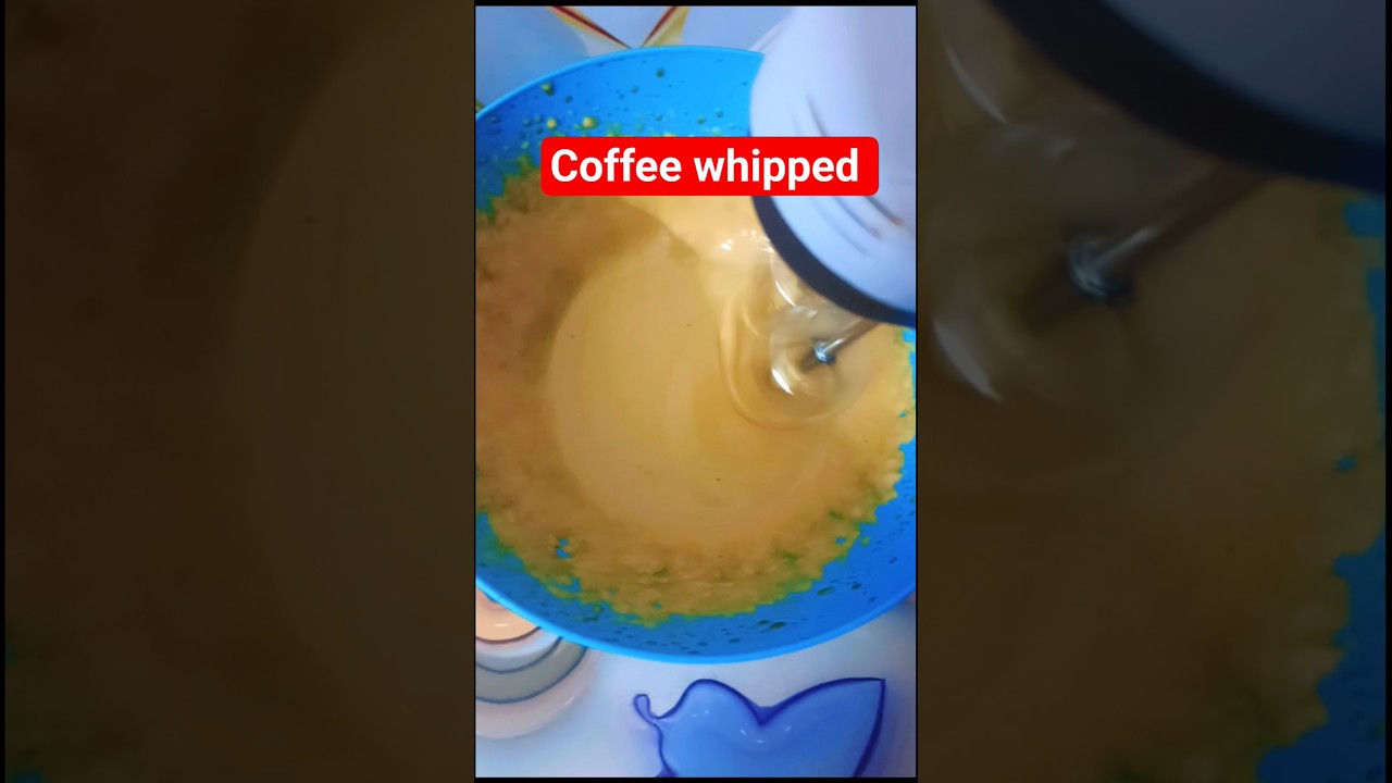 how to make whipped cream of coffee 