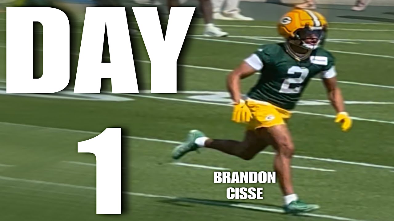 Green Bay Packers Training Camp DAY 1 HIGHLIGHTS: Rookie Brandon Cisse GETTING ACTIVE! + MORE