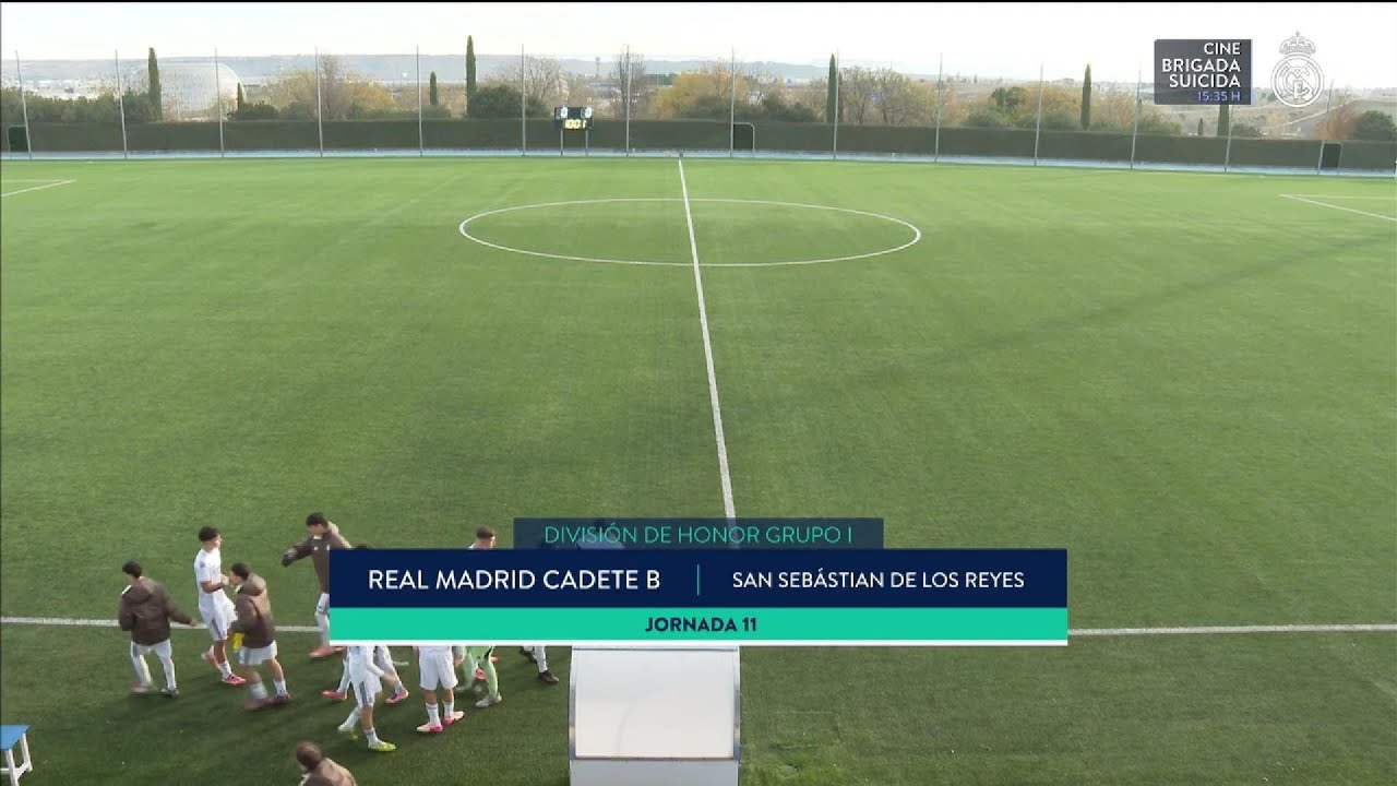 Real Madrid Cadete B - San Sebastián de los Reyes (J11 - División de Honor Cadete) - RMTV