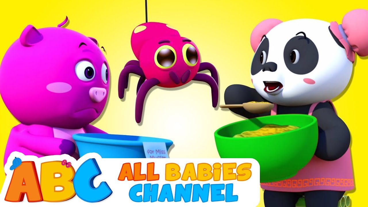 Little Miss Muffet Nursery Rhyme and More Songs For Children | All Babies Channel