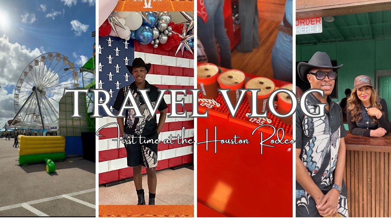 TRAVEL VLOG | First time at the Houston Rodeo + Meeting Beyonce's mom + Turning up with Hennessey