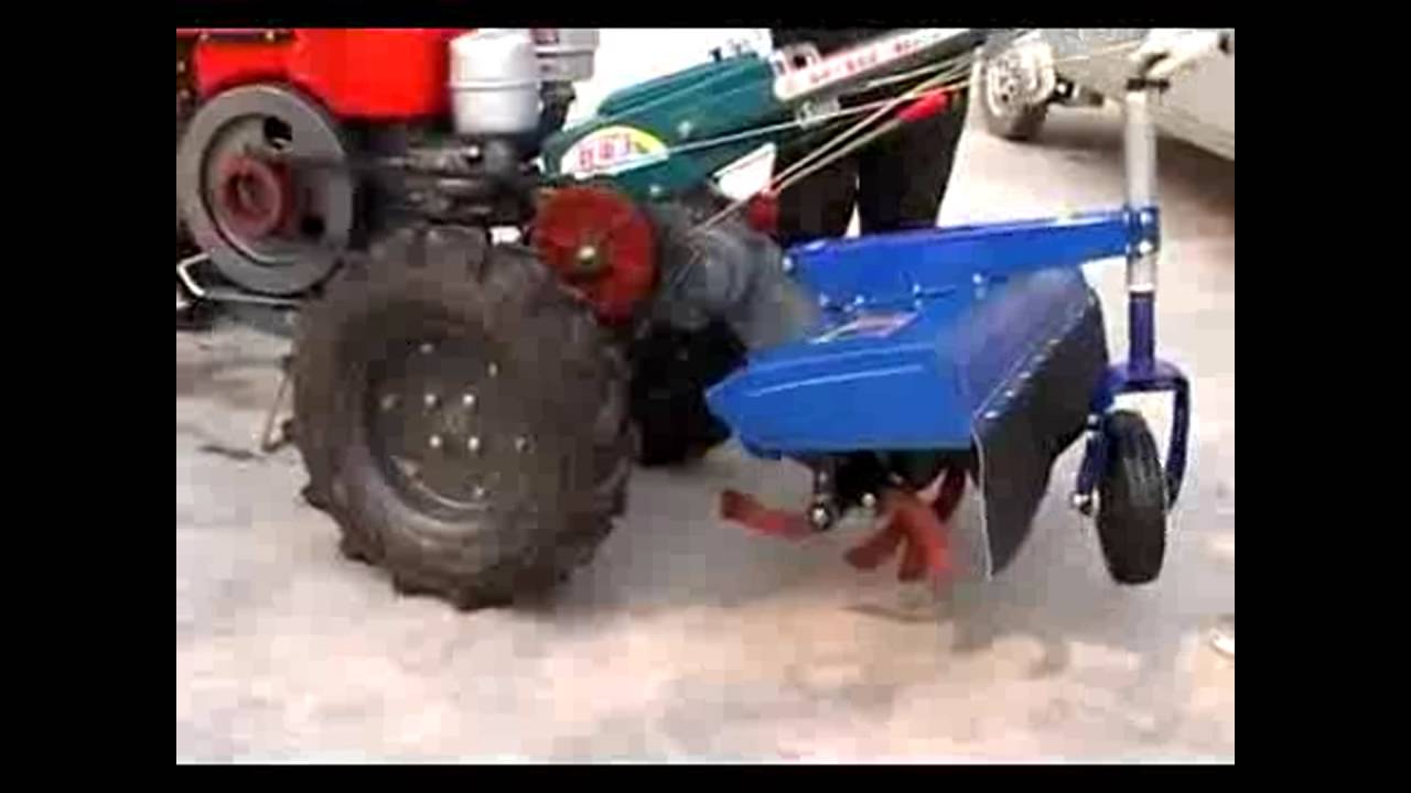 Installing Rotary tiller of walking tractor 1