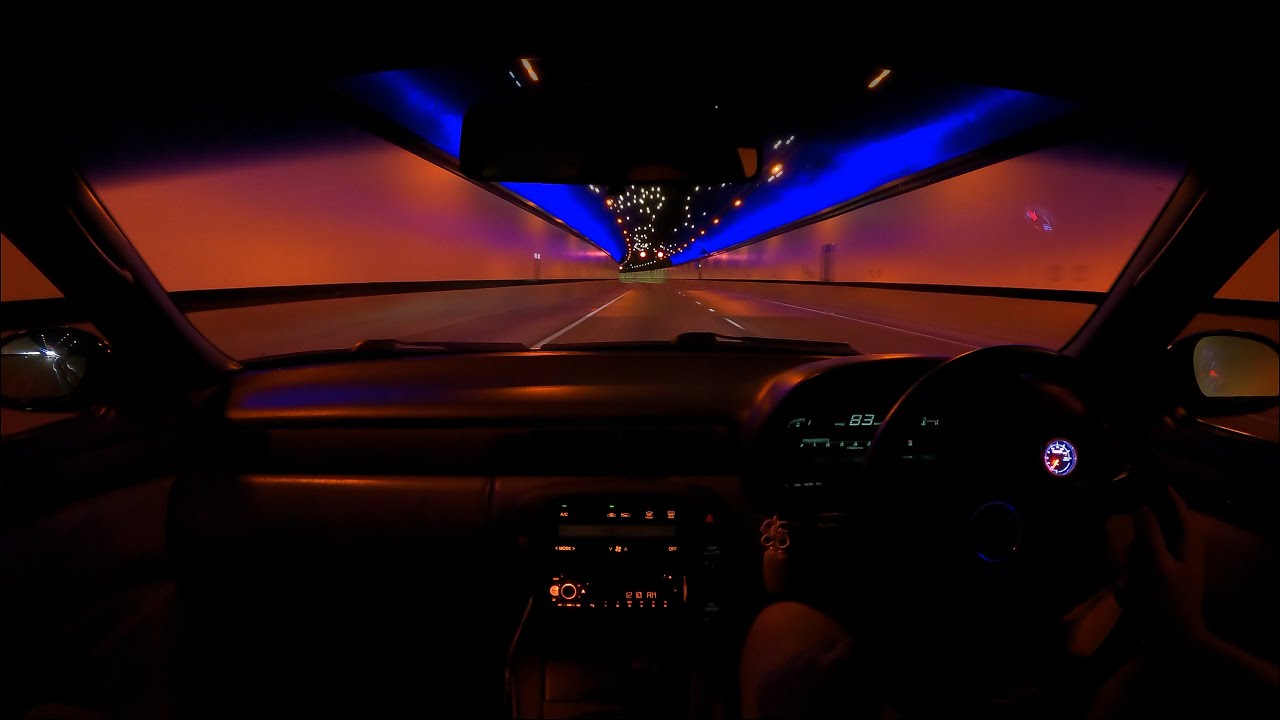 POV Night Run (4K) - Toyota Soarer 1JZ (Turbo and Exhaust Sounds)