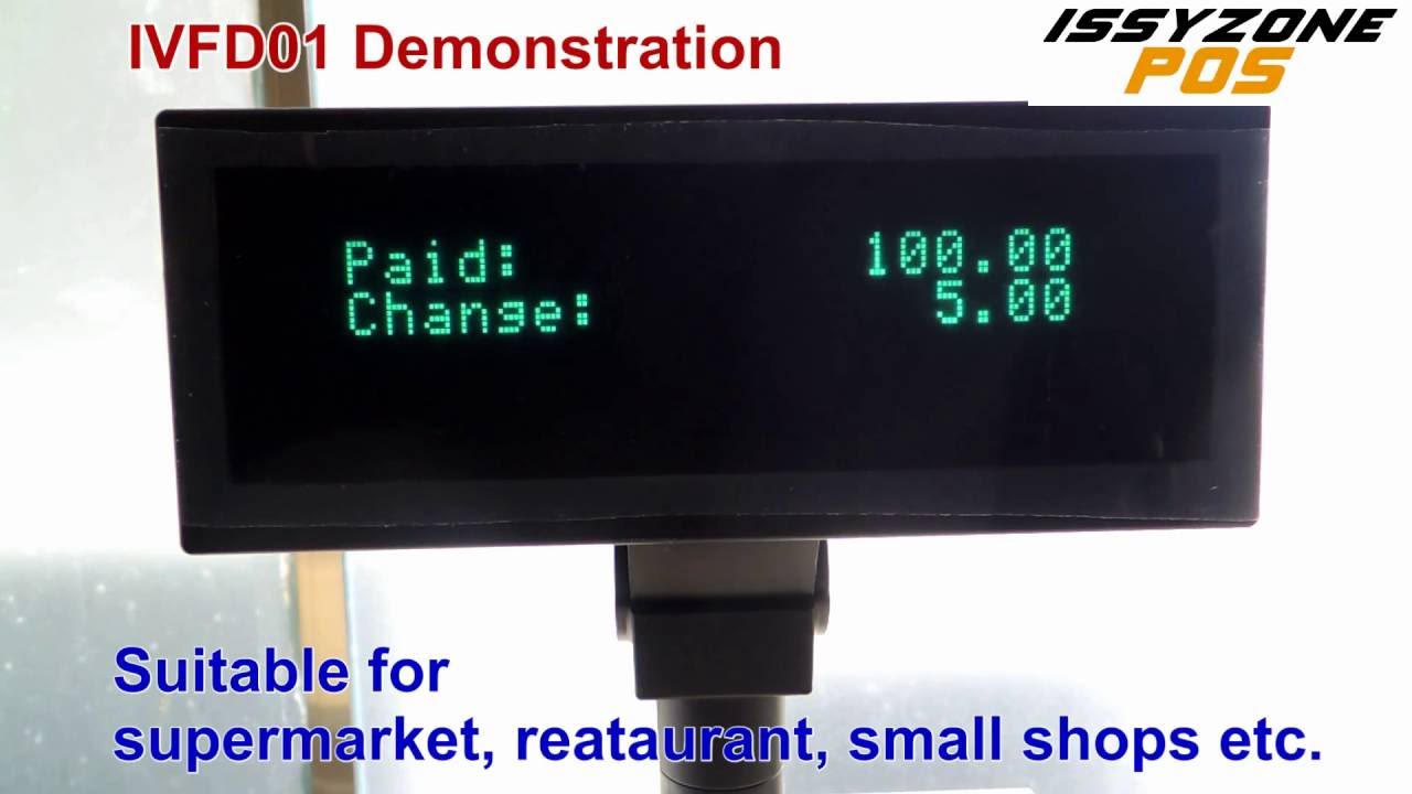 How to install IVFD01 Customer Display