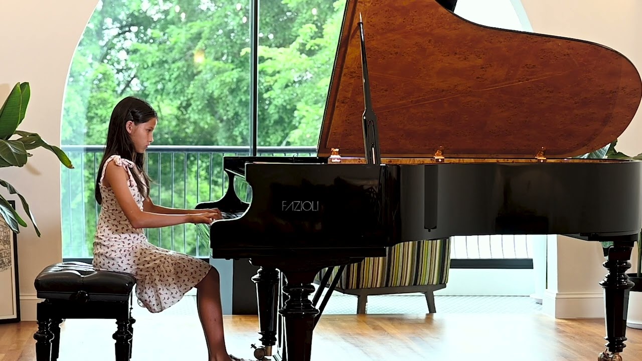 Hillary O'Sullivan (13yo) plays Haydn Keyboard Sonata in D Major, Hob.XVI: 37:1. ABRSM Grade 8 Piano