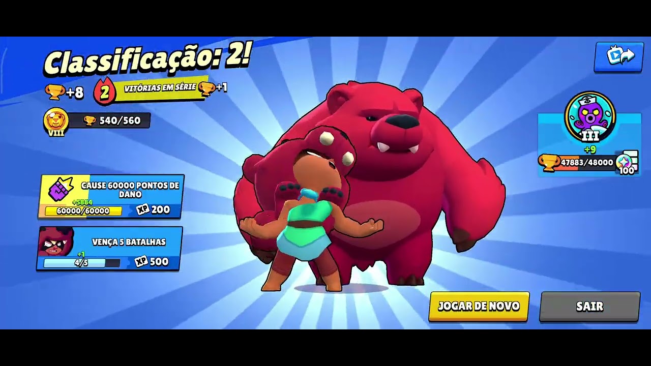 Subindo troféus na Nita Brawl Stars 