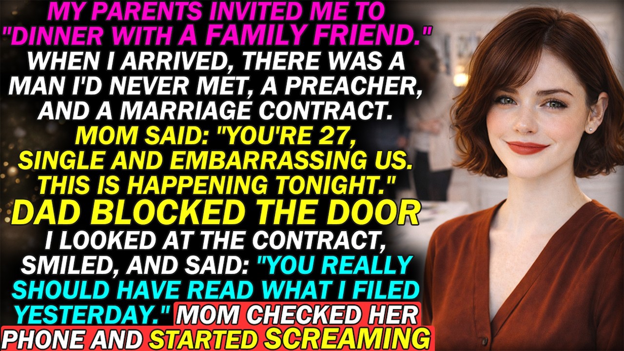 My Parents Set A Marriage Trap At Dinner—The Officiant Fled Before Anyone Said 