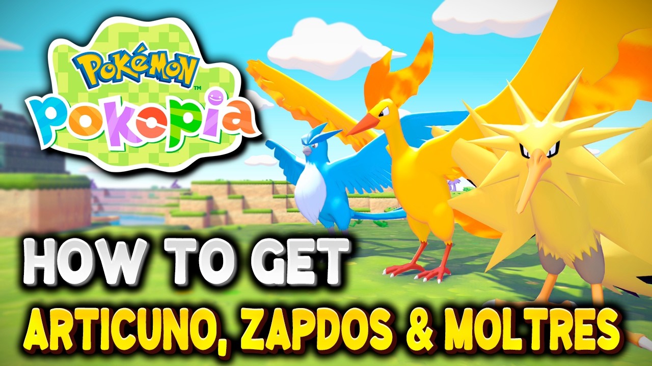 How to get ARTICUNO, ZAPDOS & MOLTRES in Pokemon Pokopia