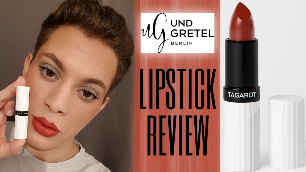 40€ LIPSTICK!!! 😱 TOP oder FLOP | Und Gretel Tagarot Lippenstift Review | Naturkosmetik | Ginkgomen